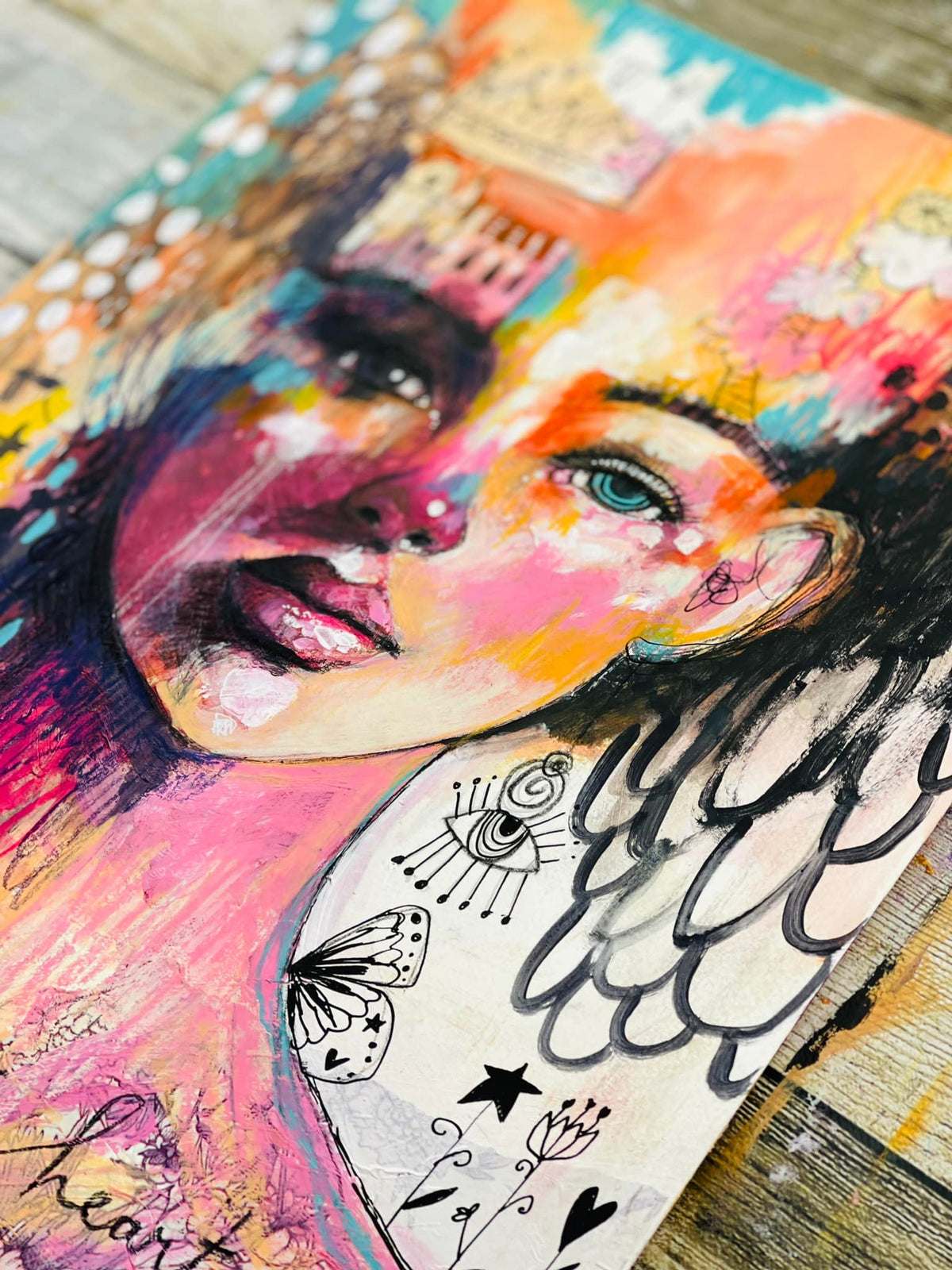 Elastic Heart - Original Painting