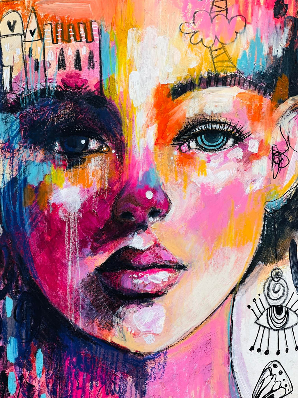 Elastic Heart - Original Painting