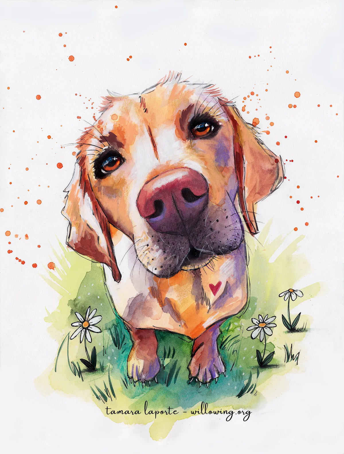 A Dogs Devotion - Original Painting