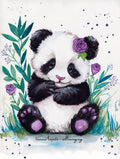 Adorable Panda - Original Painting