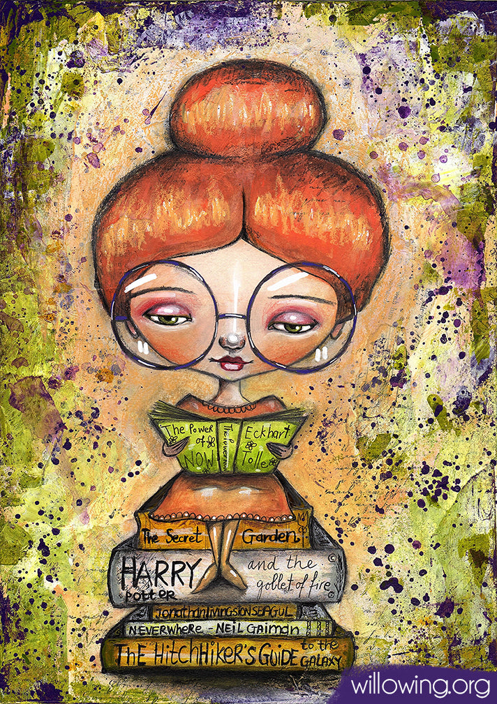 Book Worm Girl