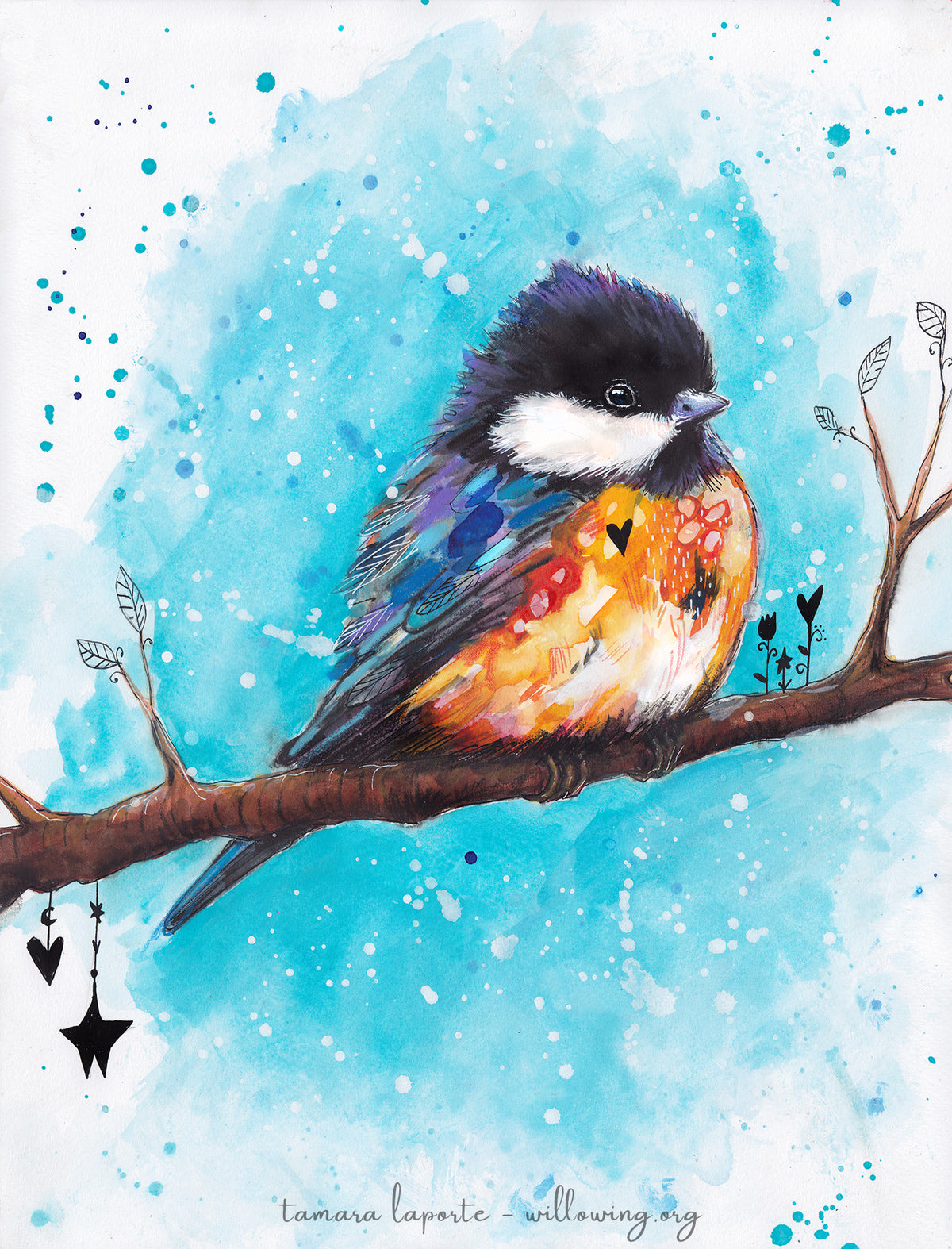 Chickadee - Original Painting