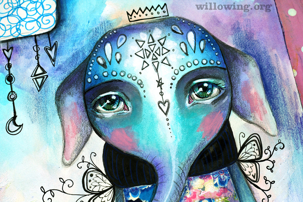 Elephant Love - Original Painting
