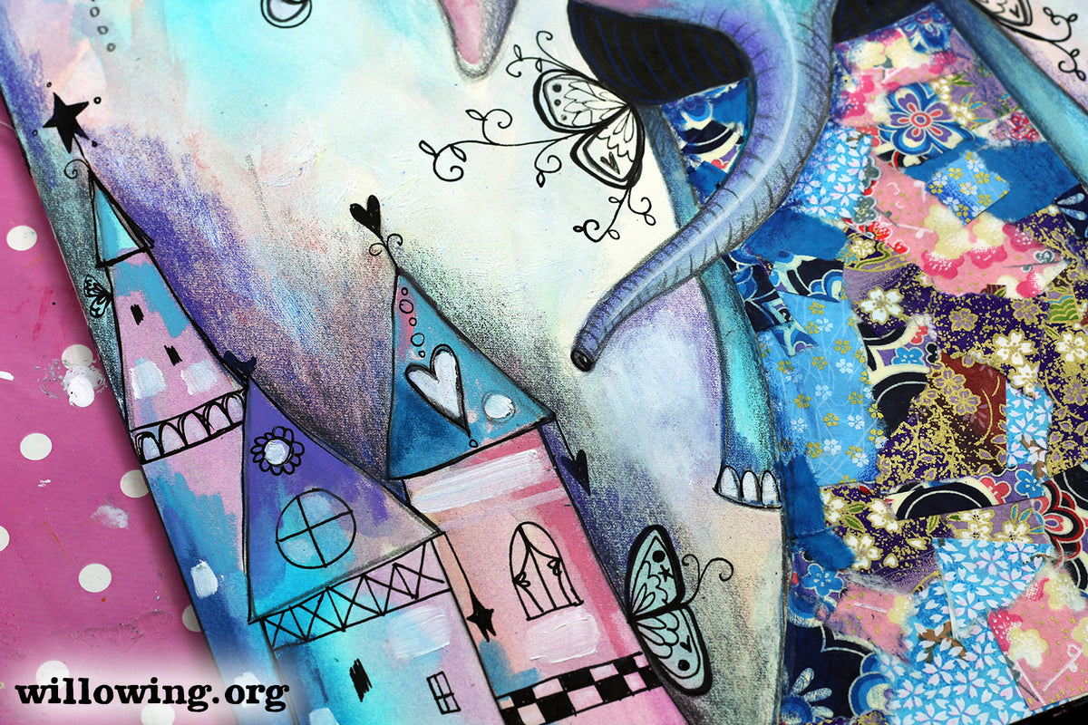 Elephant Love - Original Painting