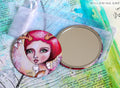 Fawn Whispers - LARGE Pocket Mirror