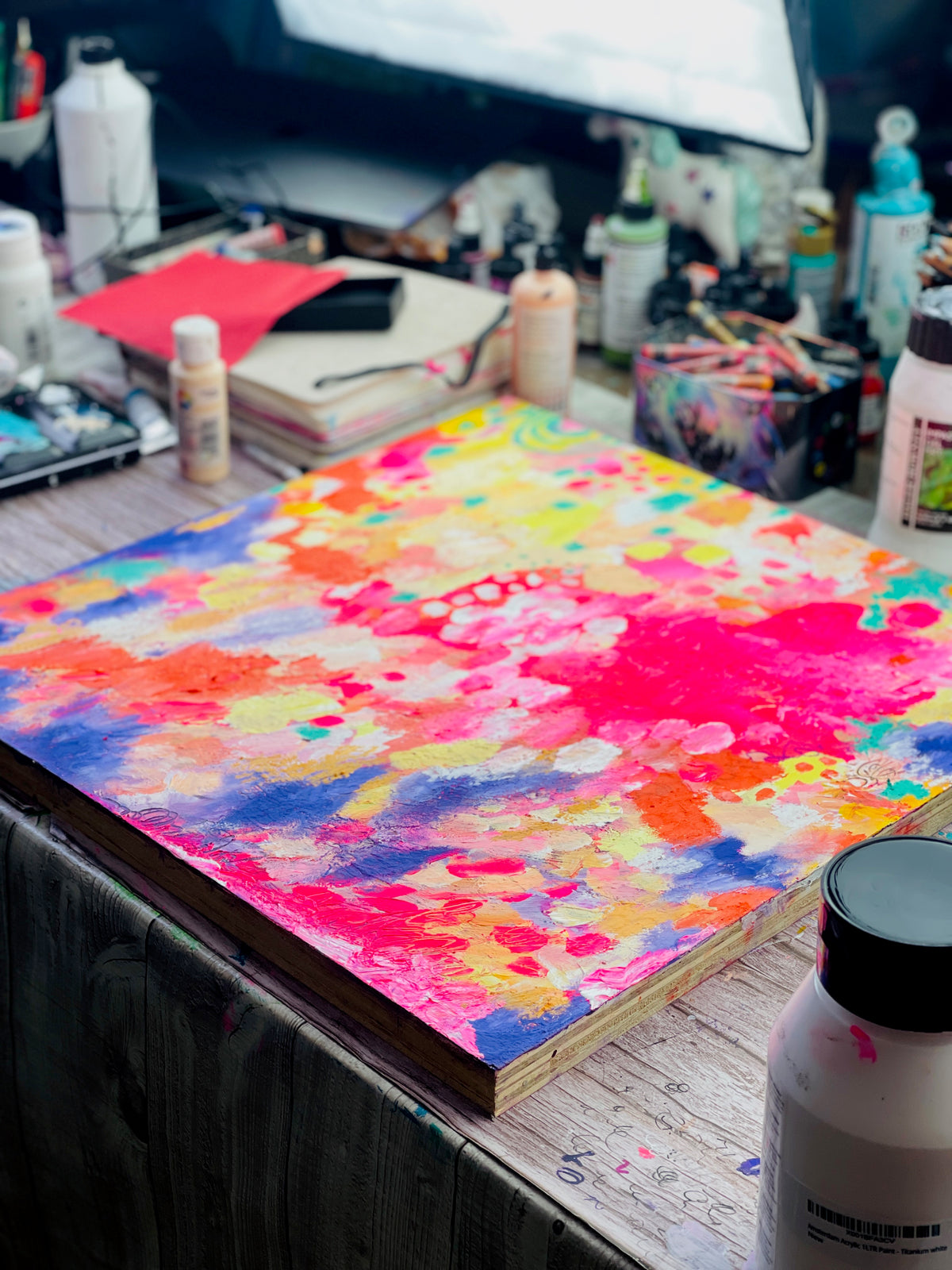 Made of Unicorns - Original Painting on Wood Panel - 20 x 20"