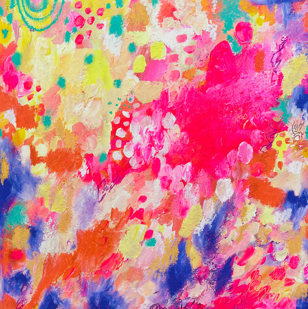 Made of Unicorns - Original Painting on Wood Panel - 20 x 20"