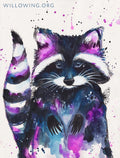 Messy Raccoon - Original Painting