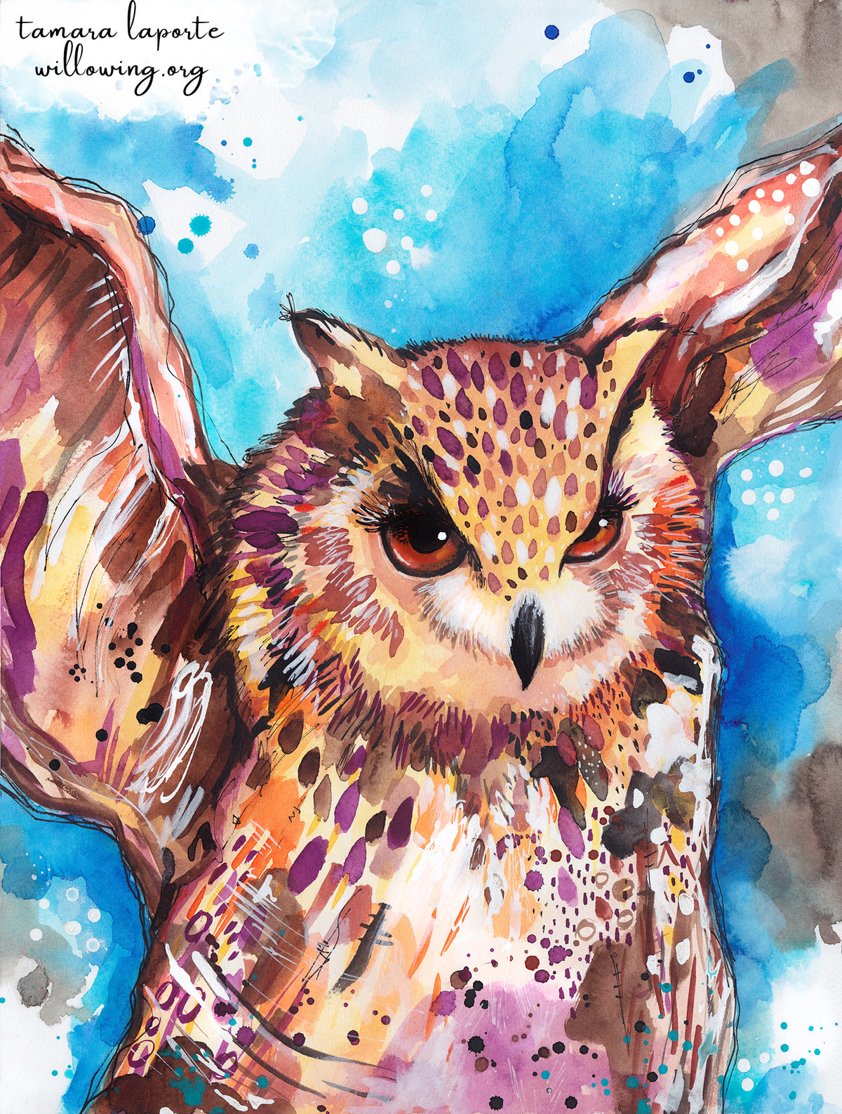 Owl Odyssey - Original Painting
