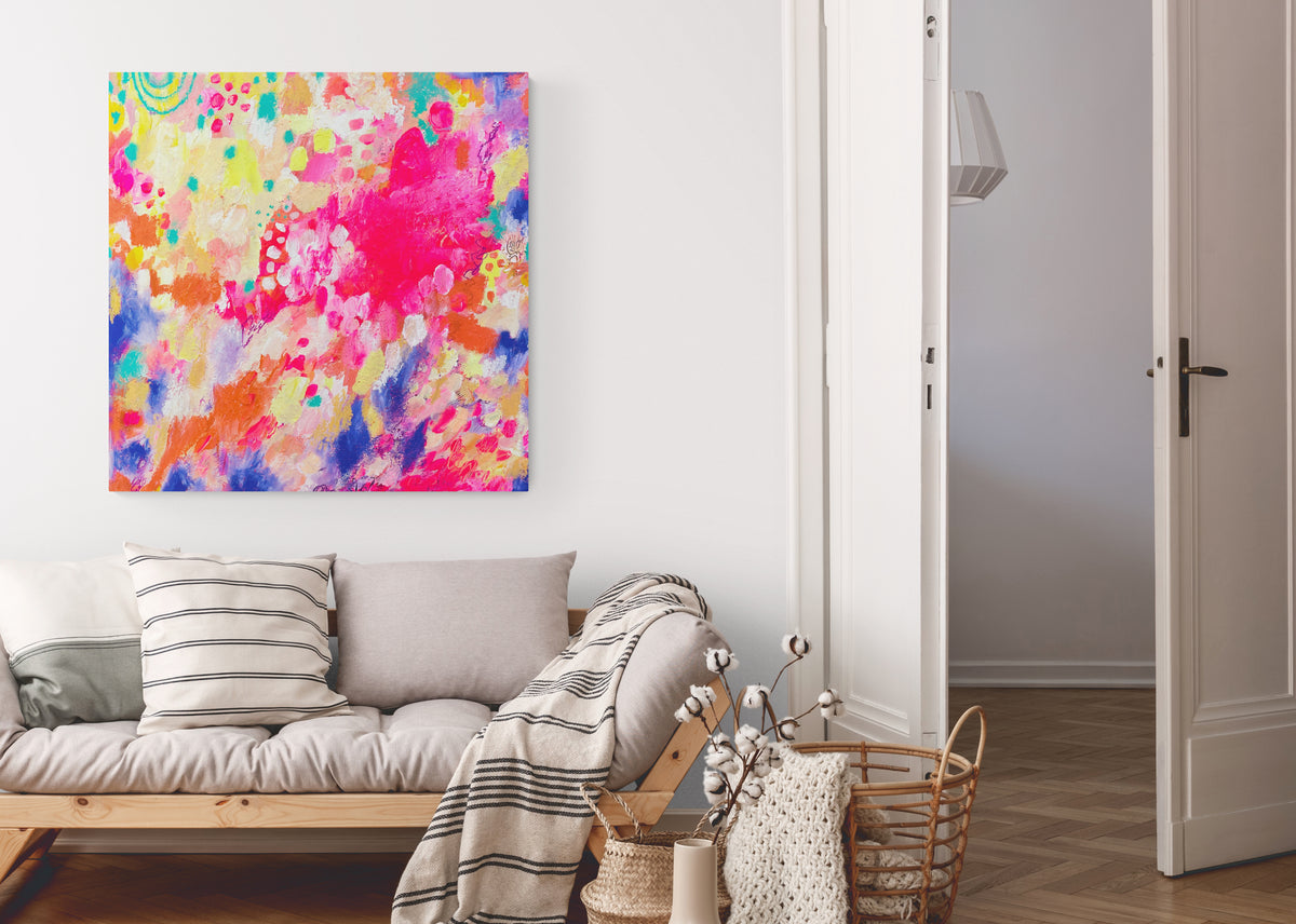 Made of Unicorns - Original Painting on Wood Panel - 20 x 20"