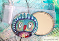 Quirky Bird - LARGE Pocket Mirror