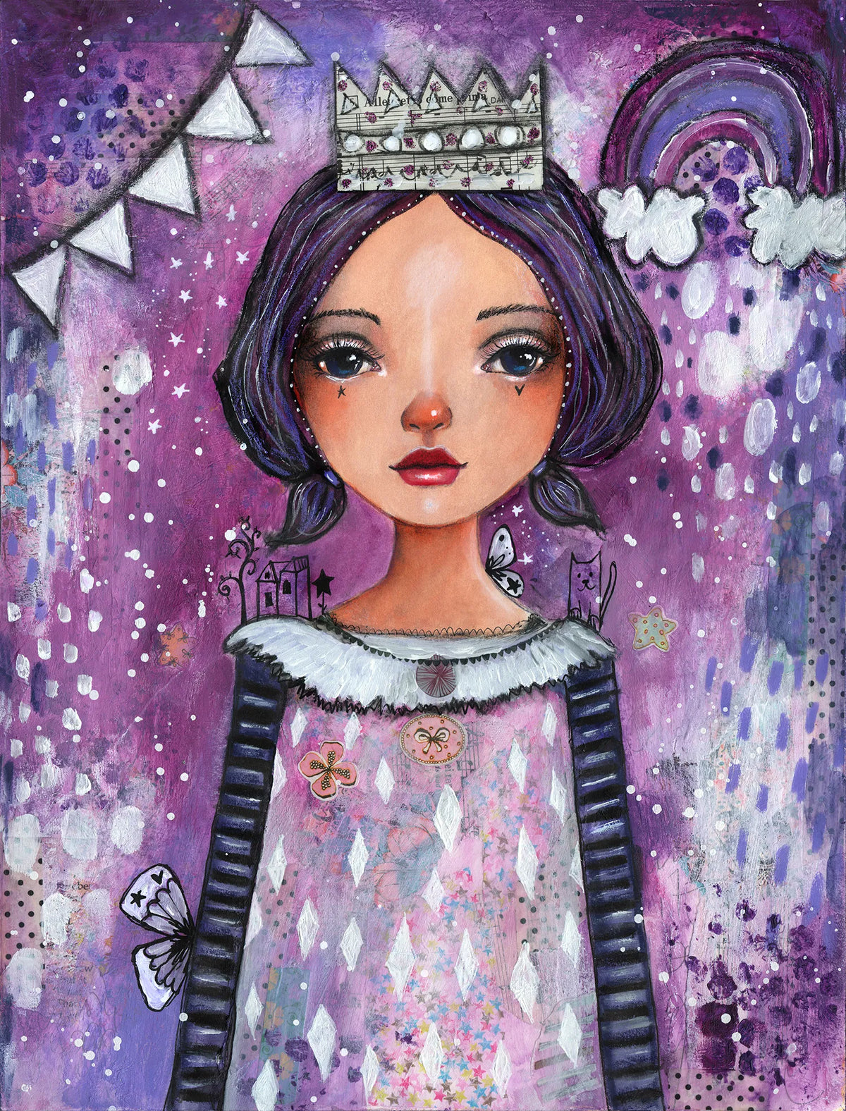 Stripes and Rainbows - Original Painting