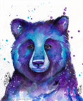 Portrait of a Bear in Watercolour