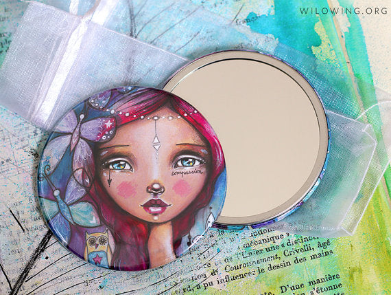 You Have Wings - LARGE Pocket Mirror