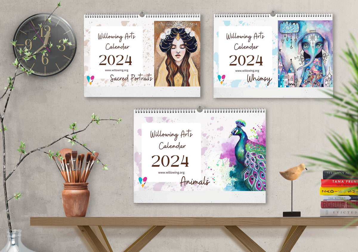 ALL THREE Willowing Arts Calendars