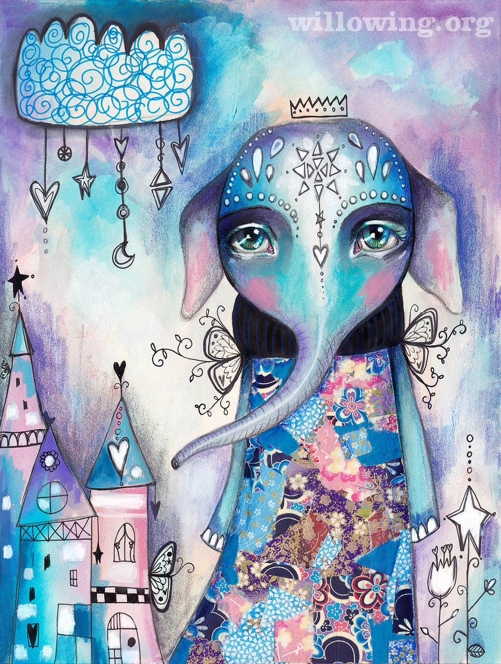 Elephant Love - Original Painting