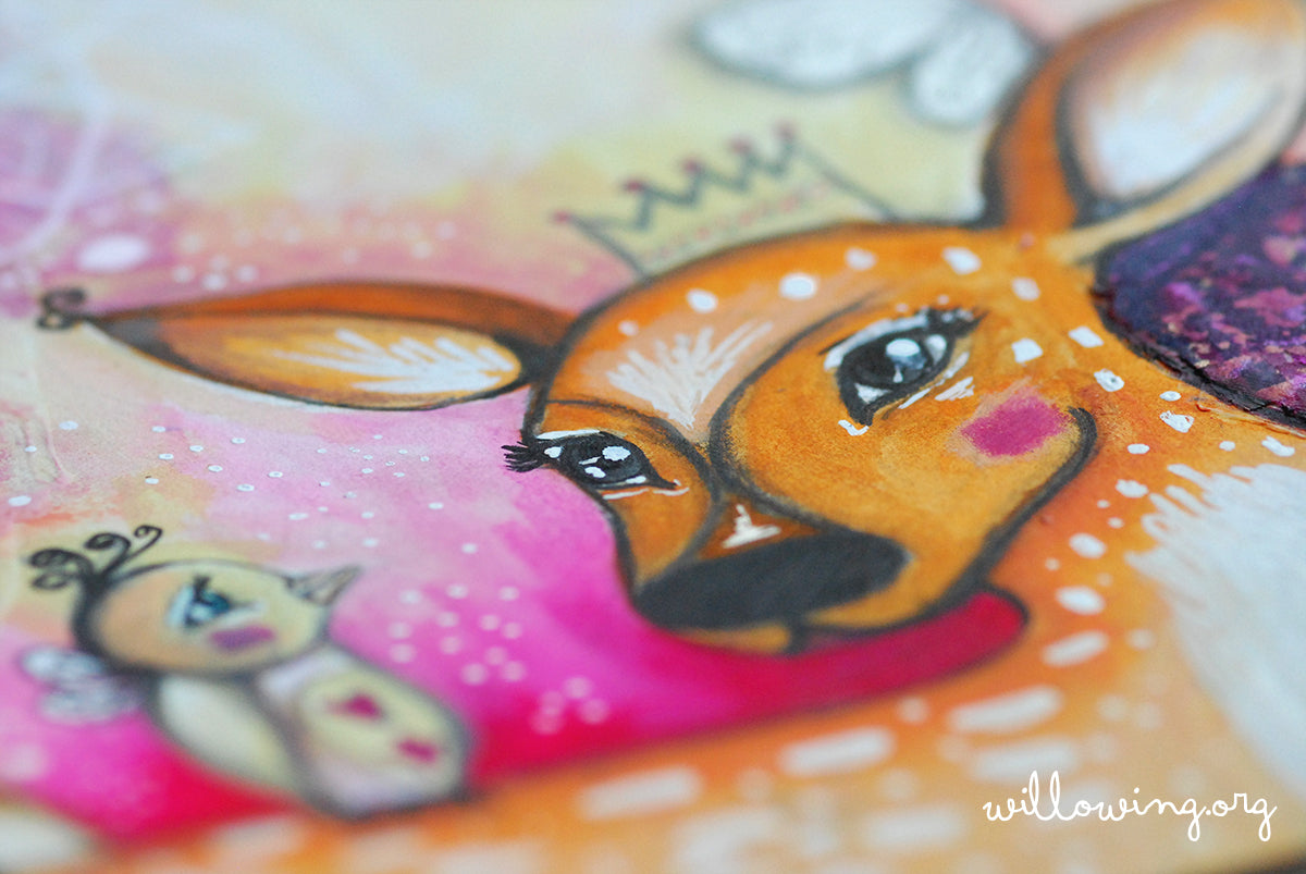 Fawn Girl - Original Painting