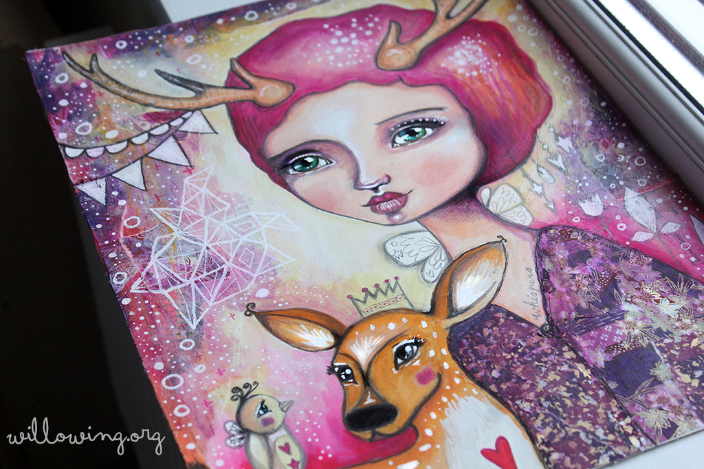 Fawn Girl - Original Painting