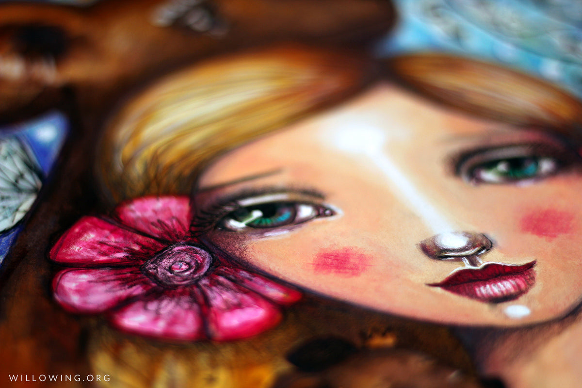 Goldilocks & The 3 Compassionate Bears - Original Painting