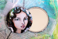 From a Feather - LARGE Pocket Mirror