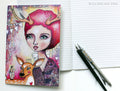 A5 Lined Notebook with Fawn Whispers Printed Cover