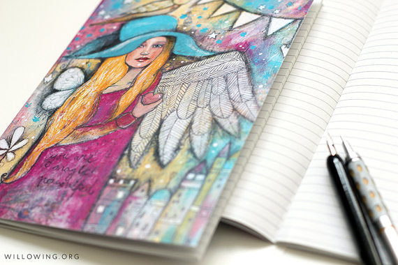 A5 Lined Notebook with Magic Personified Printed Cover
