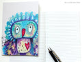 A5 Lined Notebook with Quirky Bird Printed Cover