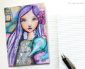 A5 Lined Notebook with Happy Traveller Printed Cover