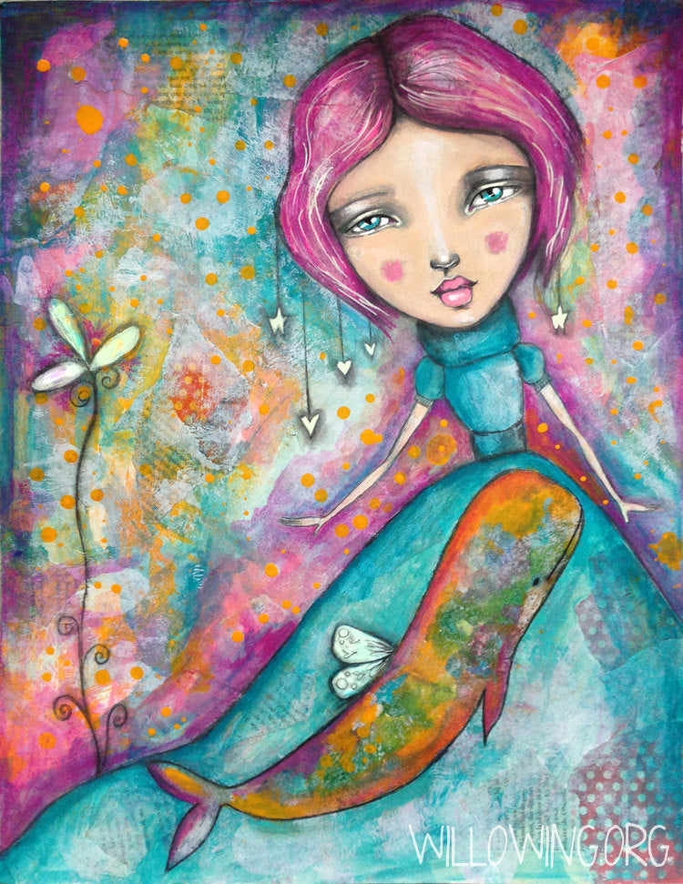 Lady Whale - Original Painting
