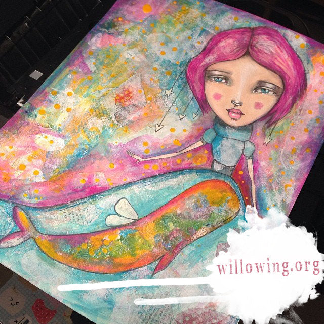 Lady Whale - Original Painting