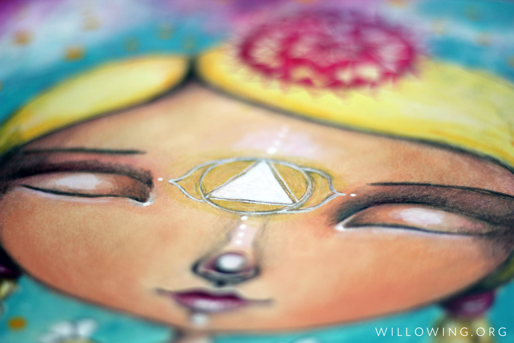 Meditation Girl - Original Painting