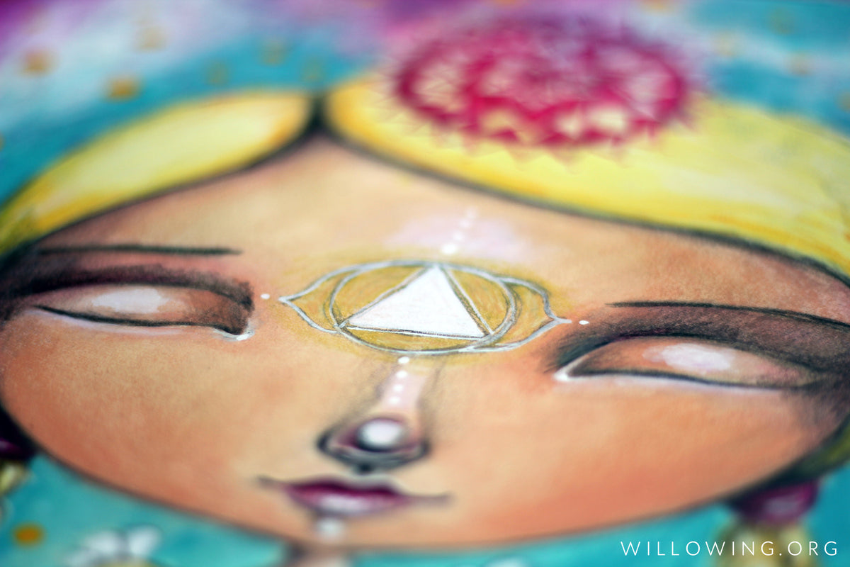 Meditation Girl - Original Painting