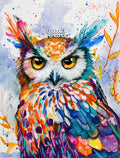 Confetti Owl - Original Painting