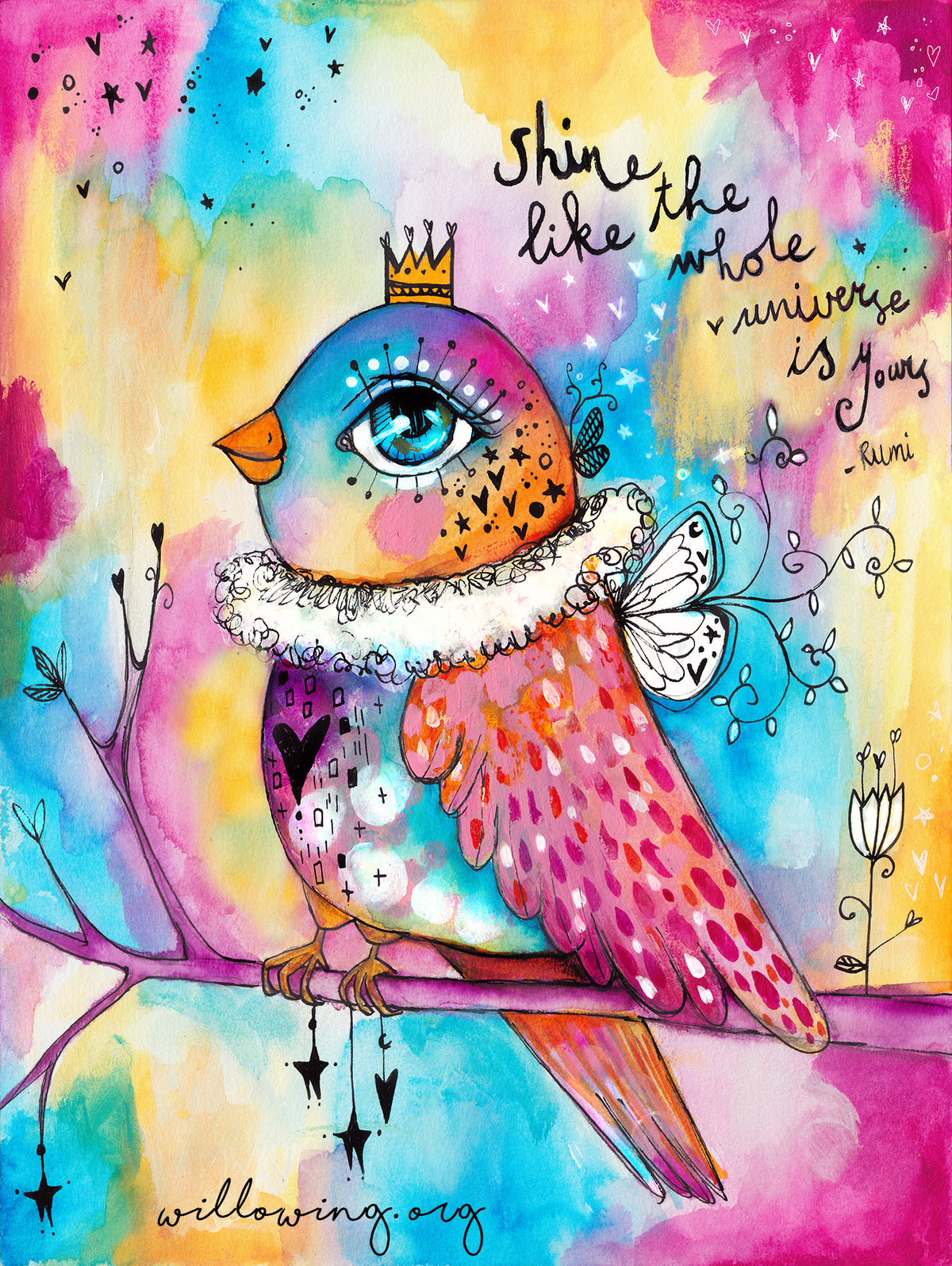 Shine like the Universe - Original Painting