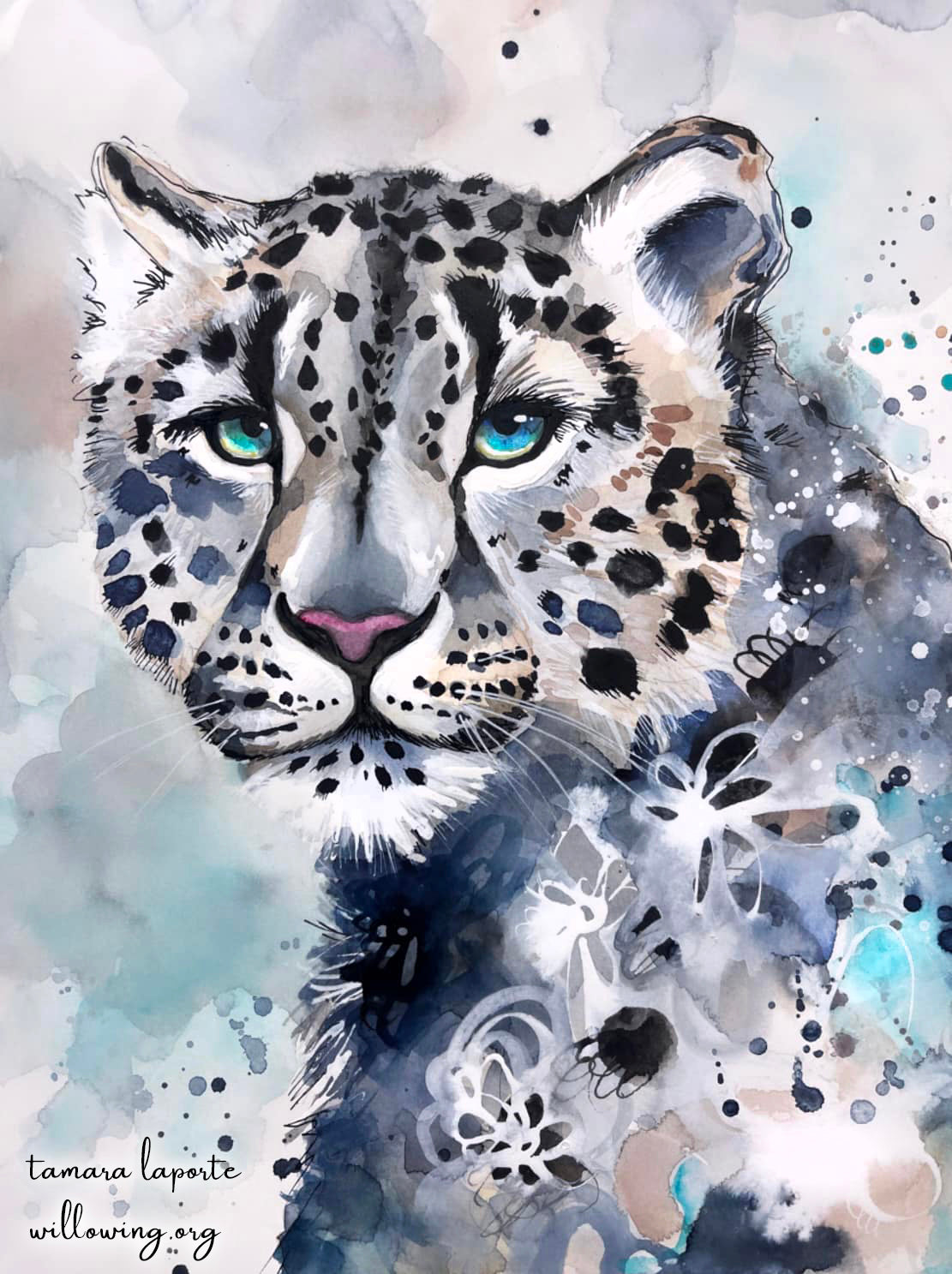 The Spirited Snow Leopard